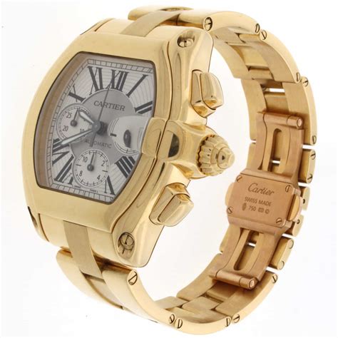 gold cartier watches for men.